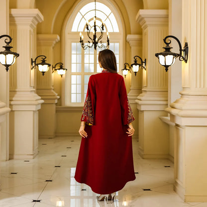 Ramadan Eid Moroccan Kaftan Abaya for Women Dress Jalabiya Party Long Robe Dubai Vestidos Saudi Muslim Modest Dresses Abayas
