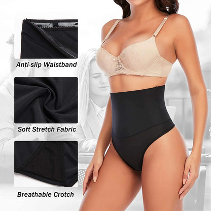 Sexy Women Thong Shaper High Waist Tummy Control Panties Slimming Underwear Waist Trainer Shaping Briefs Butt Lifter Body Shaper