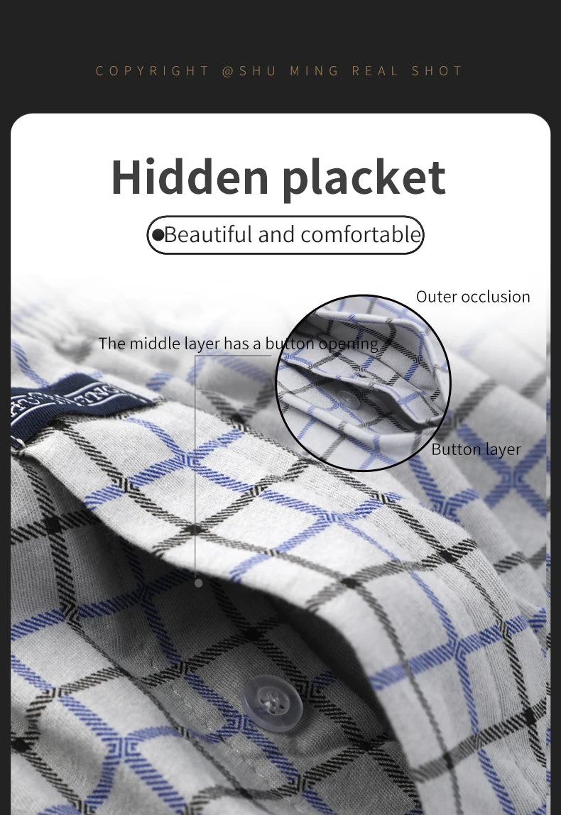 Big Underpants Pajama Bottoms at home High waist Allo pants plus size boxer briefs for men cotton slacks all high-waisted boxers