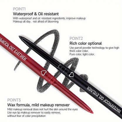 Makeup Long-lasting Eyeliner Pencil Waterproof High Pigment Eyeshadow Eye Liner Pen Women Fashion Color Makeup Tools