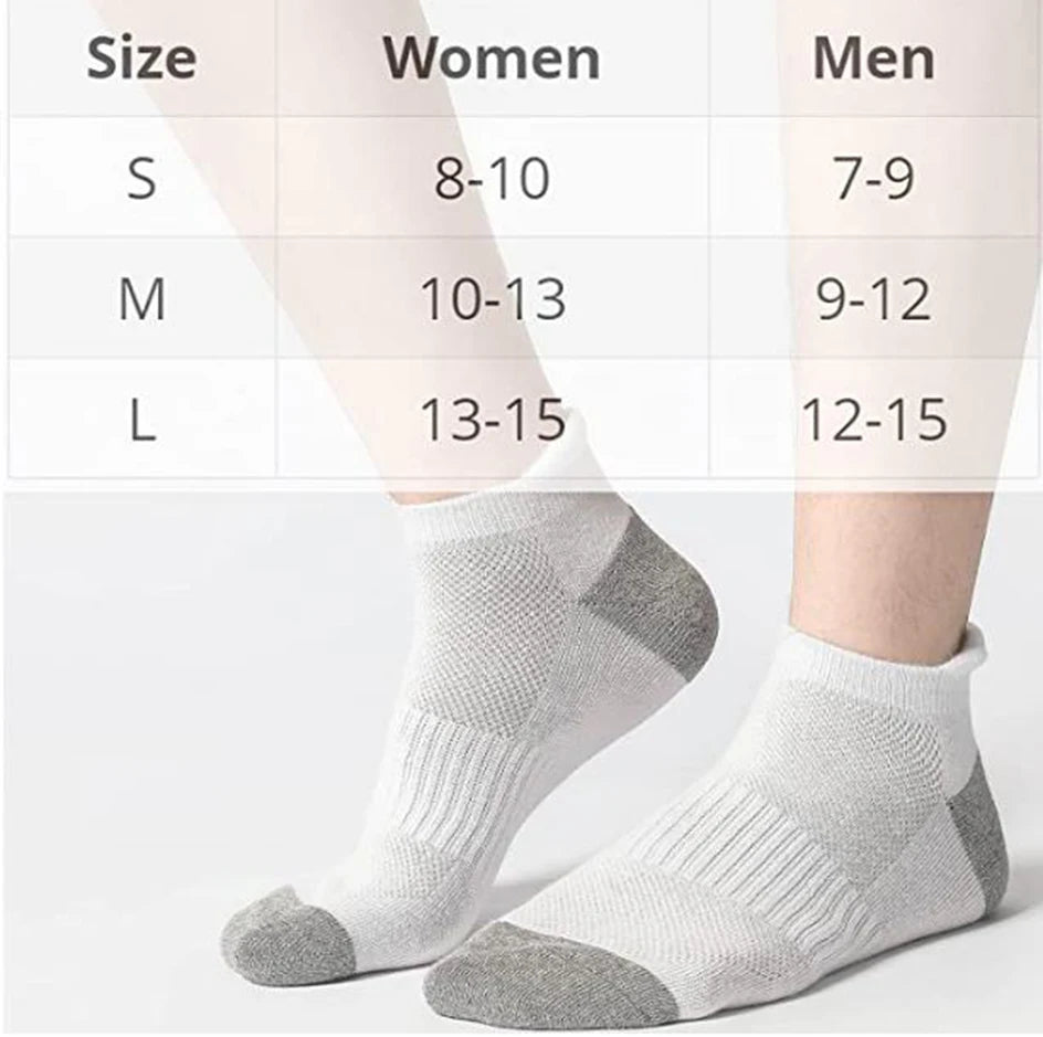 6/12 Pairs Men's Cotton Running Crew Socks Middle Tube High Quality Casual Breathable Sports Socks For Men and Women Soft Sock