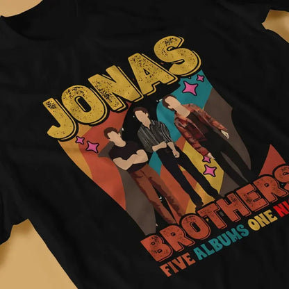 Y2K Men'S Tour 2023 T J-Jonas Brothers Band Cotton Tops Funny Short Sleeve O Neck Tees Original T-Shirt