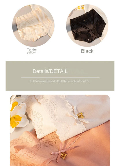 M-XL Women's Panties Sexy Lace Underpants Plus Size High Waist Comfort Briefs Fashion Traceless Panty Female Lingerie