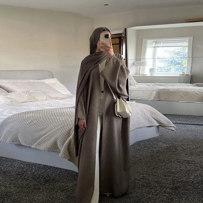 Eid Muslim Abaya for Women Cardigan Robe Jalabiya Arabic Ramadan Dresses Modest Morocco Dubai Abayas Kaftan Islam Vestidos