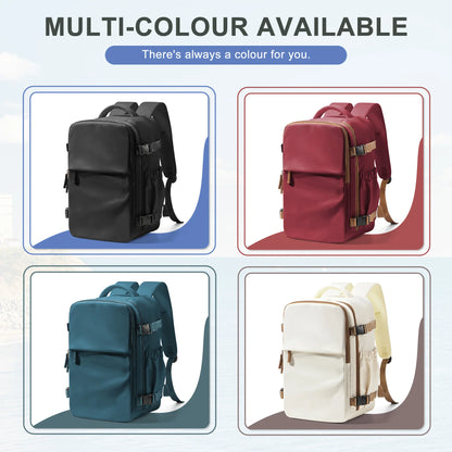 Travel Backpack Cabin Bag 40x30x20 Wizzair Carry-Ons, Aeroplane Men Women 15.6 inch Laptop Backpack, Waterproof Casual Bussiness