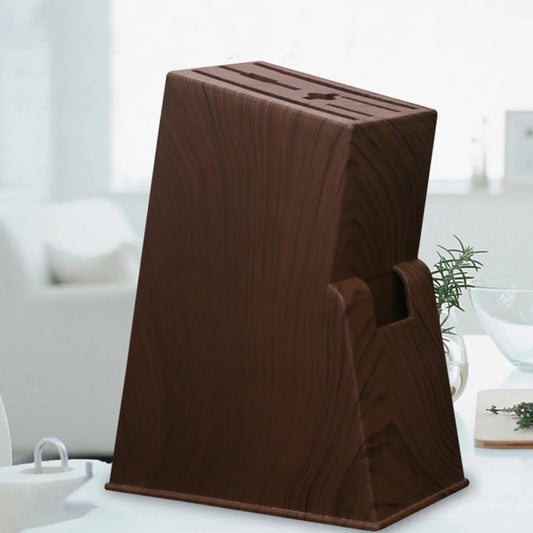 Knife Holder Display Shelf Desktop Storage Knives Kitchen Cutting Tool Plastic Kitchenware Rack Woman Home
