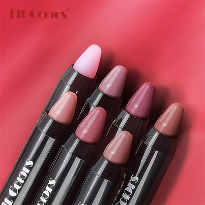 1PC 8 Colors Velvet Matte Lipsticks Pencil Waterproof Long Lasting Sexy Red Lip Stick Non-Stick Cup Makeup Lip Tint Pen Cosmetic