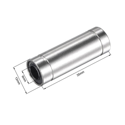 4/10pc LM6UU LM8UU LM10UU LM8LUU LM6LUU LM12UU LM3UU LM4UU LM14UU Long Type 8mm Linear Ball Bearing CNC Parts for CNC 3D Printer
