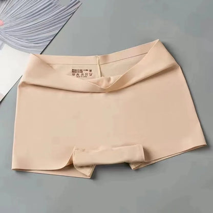 Women Seamless Safety Short Pants Panties Anti Exposure Underwear M L XL Black Casual Ventilate Soft Sports Fitness Yoga