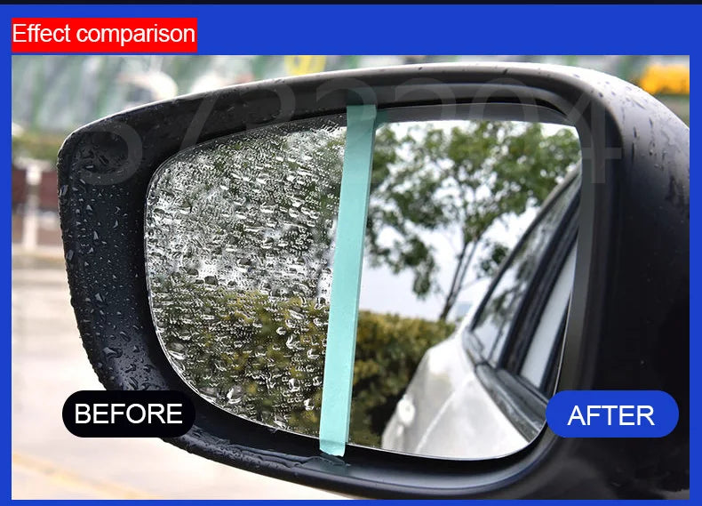 Car Glass Anti-Rain Spray Auto Water repellent Coating Agent Waterproof Rainproof Anti-fog Glass Cleaner Auto Windshield Clear