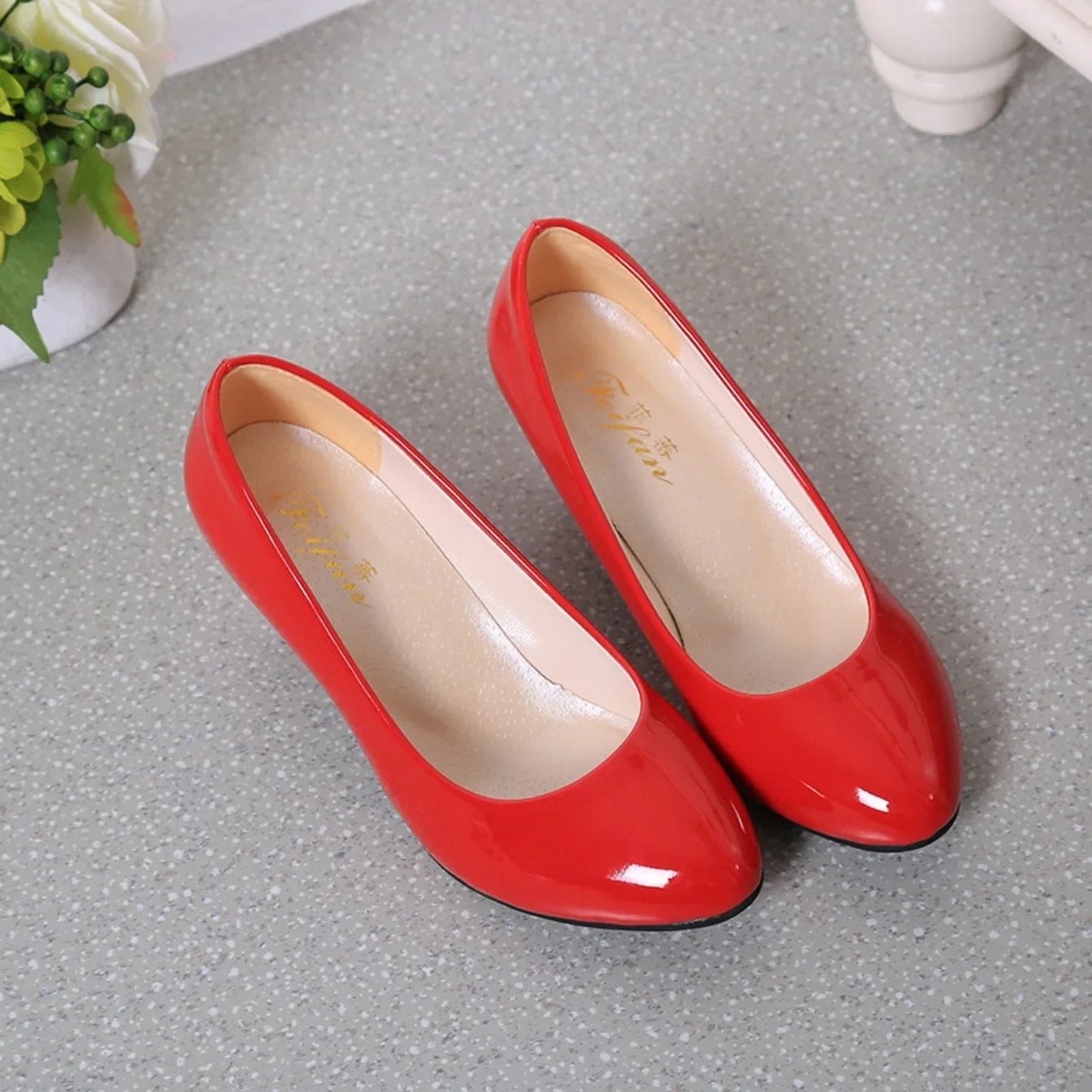 Women Pumps Nude Shallow Mouth Women Shoes Fashion Office Work Wedding Party Shoes Ladies Low Heel Shoes Shoes Soft Heels Women