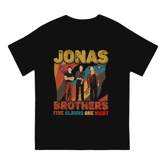 Y2K Men'S Tour 2023 T J-Jonas Brothers Band Cotton Tops Funny Short Sleeve O Neck Tees Original T-Shirt