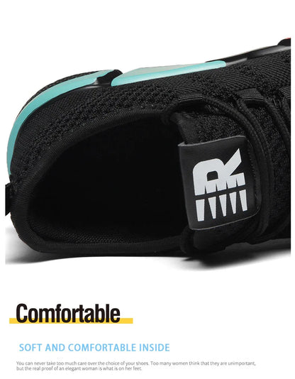 Women Shoes Fashion Casual Shoes for Women Breathable Walking Mesh Flat Shoes Woman Tenis Feminino Female Shoes Plus Size 42