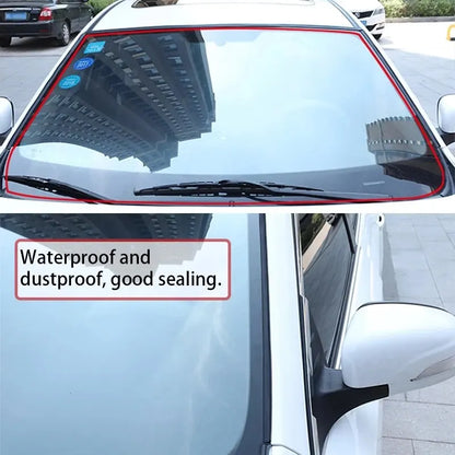2m Car Seal Strip Rubber Weatherstrip Waterproof Auto Sunroof Window Gap Filler Soundproof Universal Car Weather Strip Sealing