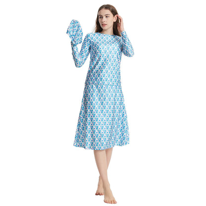Summer Women Swimwear Islamic Beach Suits Muslim Lady Three-Piece Modest Long Sleeves Tops Skirts Burkinis Swimsuit for Female