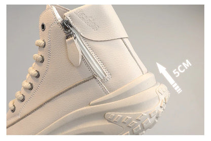 2024 New Women Sneakers Luxury Fashion High Top Women Boots Platform Casual Shoes Outdoor Running Shoes for Women Tenis De Mujer