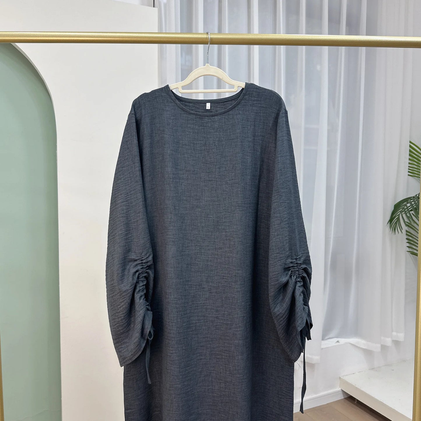 Moroccan Party Eid Ramadan Mubarak Abaya Muslim Maxi Dress Dubai Modest Kaftan Femme Turkey Islam Gown Jalabiya Vestidos Casual