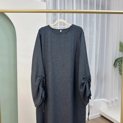 Moroccan Party Eid Ramadan Mubarak Abaya Muslim Maxi Dress Dubai Modest Kaftan Femme Turkey Islam Gown Jalabiya Vestidos Casual