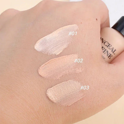Not Easy Smudged Foundation Cream Multiple Colors Waterproof Covering Concealer Long Lasting Liquid Shadows Korean Cosmetics