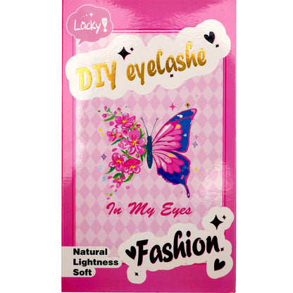 640pcs 30D/40D/50D/60D Individual Lashes Book Clusters Extensions False Eyelash DIY at Home Cluster Eyelash Extensions Makeup