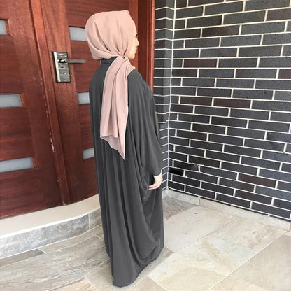 Eid Muslim Modest Dress for Women Abaya Dubai Prayer Eid Ramadan Prayer Garmenrt Longue Musulman Abayas Kaftan Niqab Vestidos