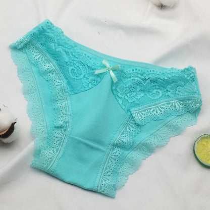 Cotton Briefs Lady 5 PCS/SET Lace Panty Underpants Seamless Panties For Women Lingerie