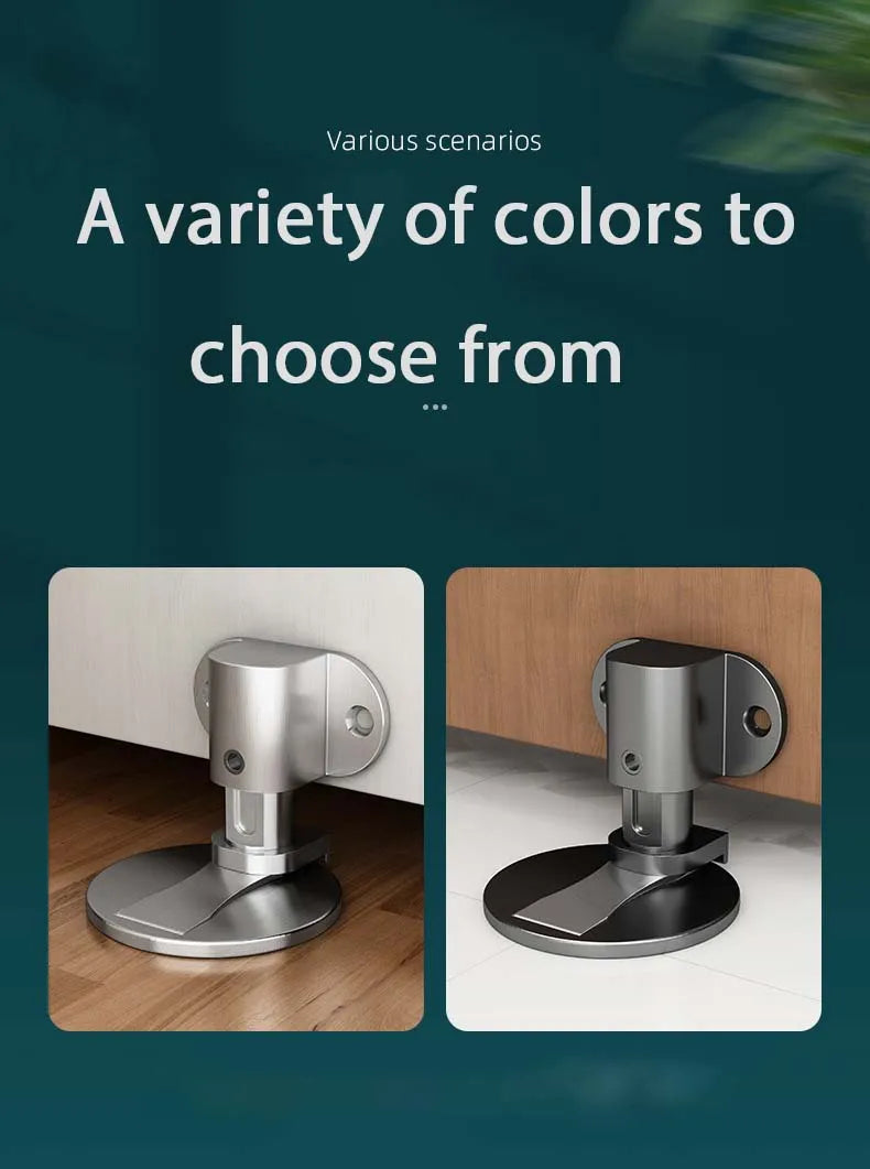 Punch-free Invisible Door Stop Strong Magnetic Household Bedroom  Touch  Stop Bathroom Floor Stop Anti-collision