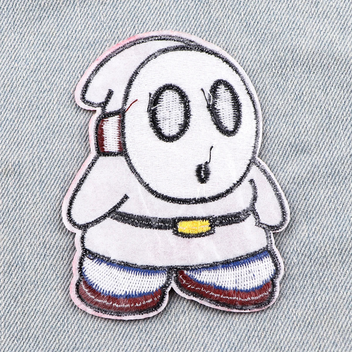 Cute Ghost Patch On Clothes DIY Iron On Patches Stickers Embroidered Patches for Clothing Badges Halloween Accessories