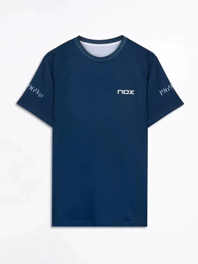 Men's 2024 Cage Tennis T-Shirt Sports Shirt Spanish Top Athlete Padel World Tour Crewneck Short-Sleeved Jersey Breathable
