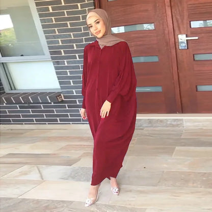 Eid Muslim Modest Dress for Women Abaya Dubai Prayer Eid Ramadan Prayer Garmenrt Longue Musulman Abayas Kaftan Niqab Vestidos