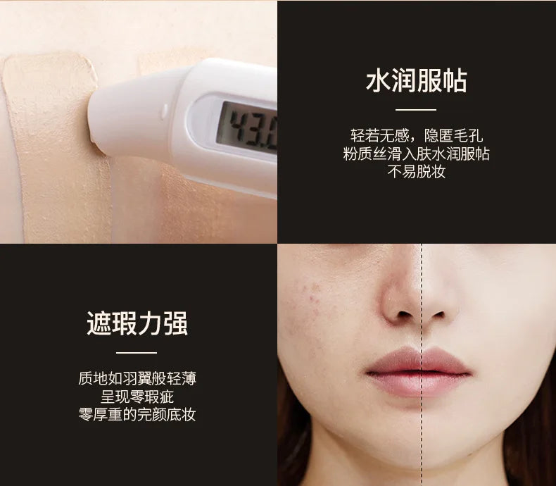 Waterproof BB Cream Liquid Concealer Matte Full Coverage Acne Scars Dark Circles Foundation Whitening Lasting Makeup Cosmetics