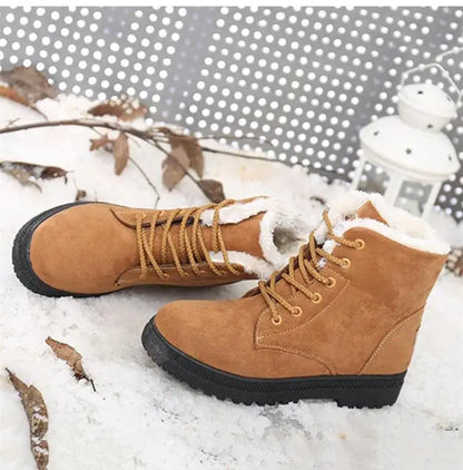 Women Boots Snow Plush Women Shoes Platform Boots For Women Fashion Keep Warm Women's Boots Flat New Botas Mujer Winter Shoes