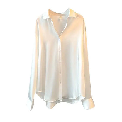 Summer Shirts And Blouses Woman Casual Top Autumn Winter Korean Long Sleeve Button Elegance Sweet Casual Office Lady New Shirts