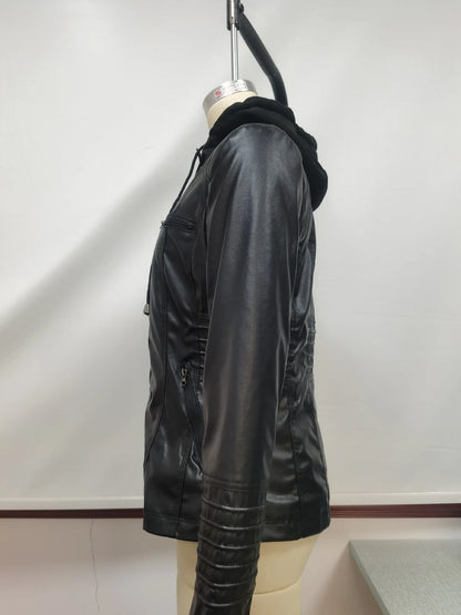 Women's Faux Leather Jacket