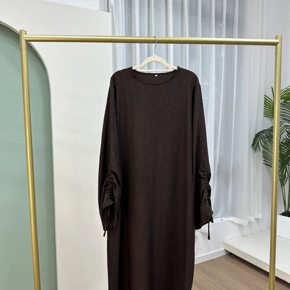 Moroccan Party Eid Ramadan Mubarak Abaya Muslim Maxi Dress Dubai Modest Kaftan Femme Turkey Islam Gown Jalabiya Vestidos Casual