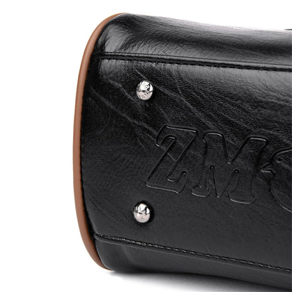 2024 High Quality Soft Leather Women's Handbag Luxury Designer Girl Boston Bag Luxury Large Capacity Shoulder Bags Sac A Main