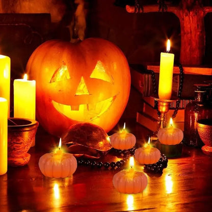 DIY Silicone Pumpkin Candle Mold white 3D Pumpkin Mould Smooth Pumpkin Soap Mold Halloween