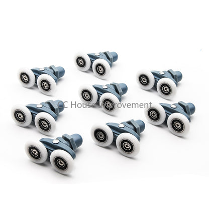 Twin Shower Door Rollers/Runners Wheels Shower Room Pulley