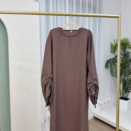 Moroccan Party Eid Ramadan Mubarak Abaya Muslim Maxi Dress Dubai Modest Kaftan Femme Turkey Islam Gown Jalabiya Vestidos Casual