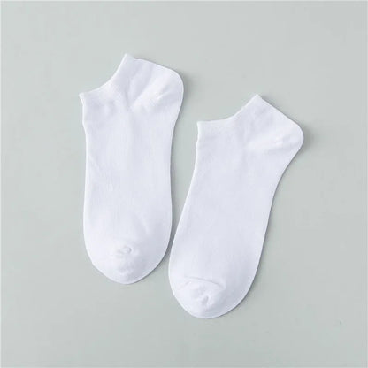 30Pairs/Lot Men's Business Polyester Cotton Socks Black Gray Casual Ankle Socks Antibacterial Soft Fabric Elastic Socks EU38-44
