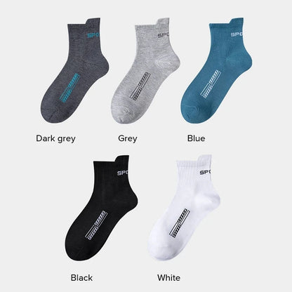 10 Pairs High Quality Men's Socks Casual Breathable Cotton Man Run Sports Socks Spring Autumn Male Sox Gifts Plus Size EUR38-45