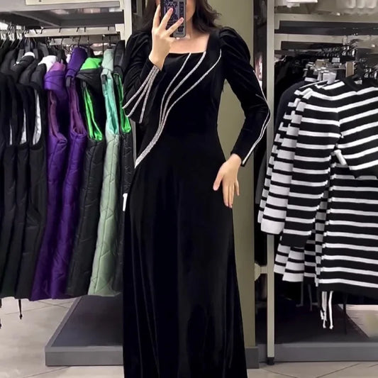 Eid Muslim Abaya for Women Party Dresses Jalabiya Ramadan Modest Morocco Dubai Abayas Kaftan Islam Vestidos Arab Long Robe
