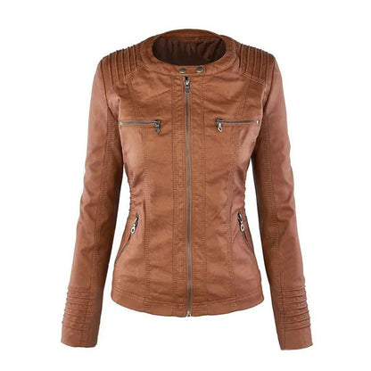 Women's Faux Leather Jacket
