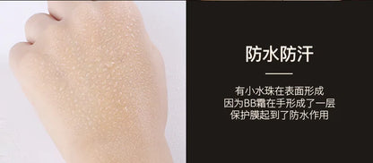 Waterproof BB Cream Liquid Concealer Matte Full Coverage Acne Scars Dark Circles Foundation Whitening Lasting Makeup Cosmetics