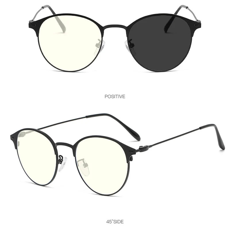 Photochromic Blue Light Blocking Glasses 2 In 1 Anti-ultraviolet Eyeglasses Anti Light Sunglasses For Men And Women