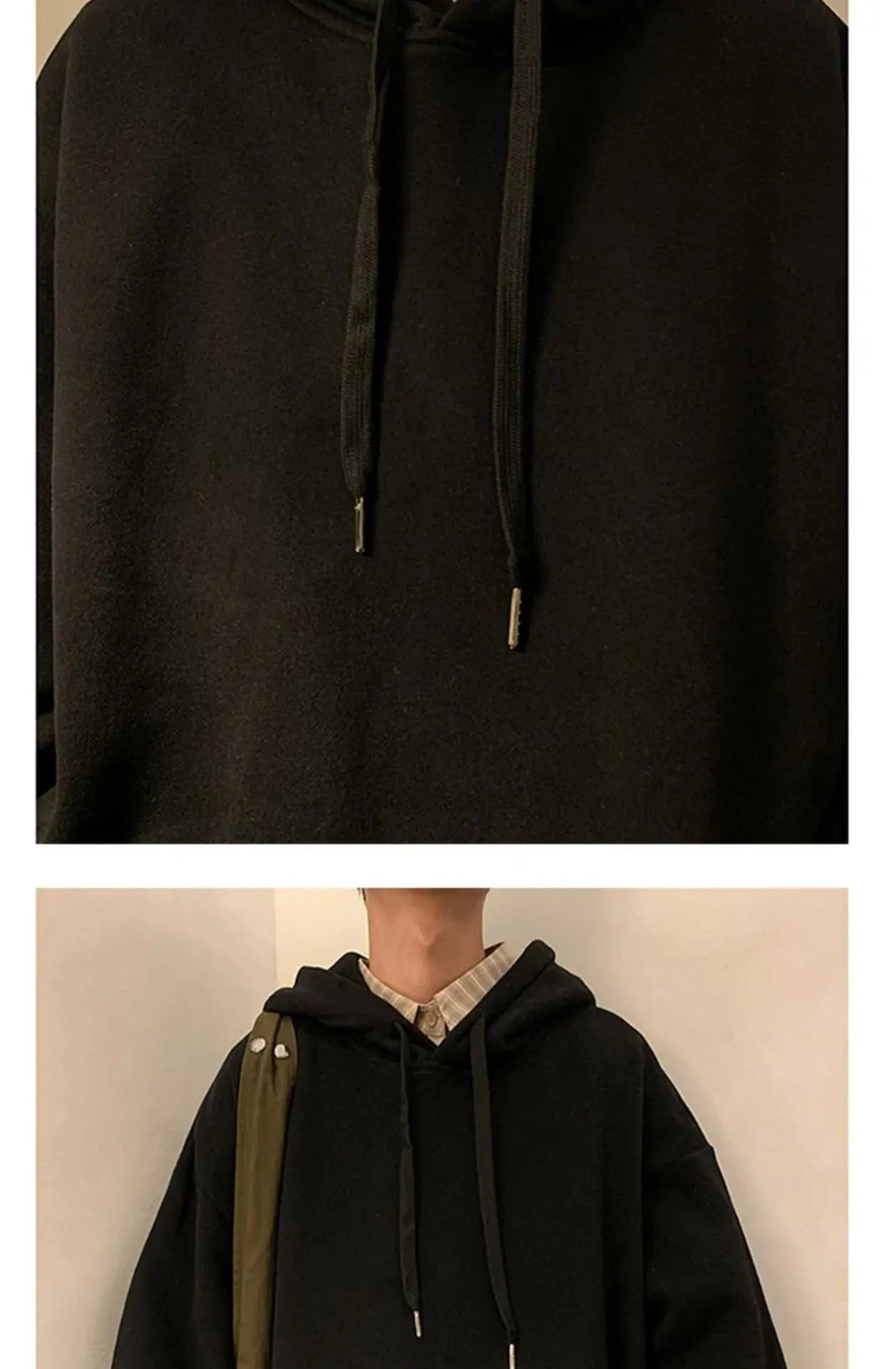 6 Colors Spring Autumn Solid Hoodie Men Harajuku Fashion Casual Oversized Hoodies Women Loose Hooded Sweatshirt Streetwear Y2k