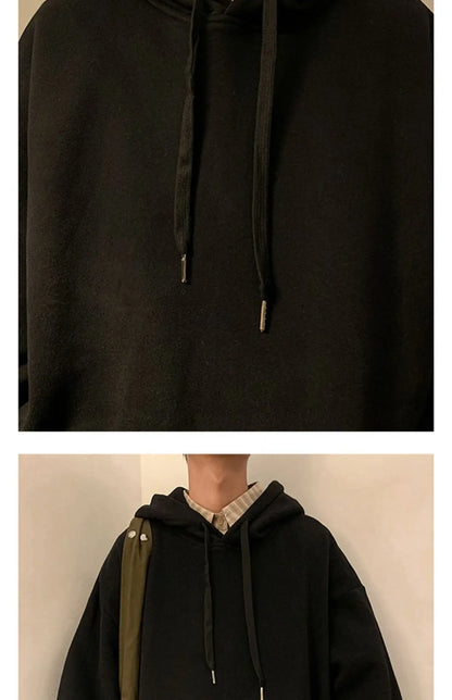 6 Colors Spring Autumn Solid Hoodie Men Harajuku Fashion Casual Oversized Hoodies Women Loose Hooded Sweatshirt Streetwear Y2k