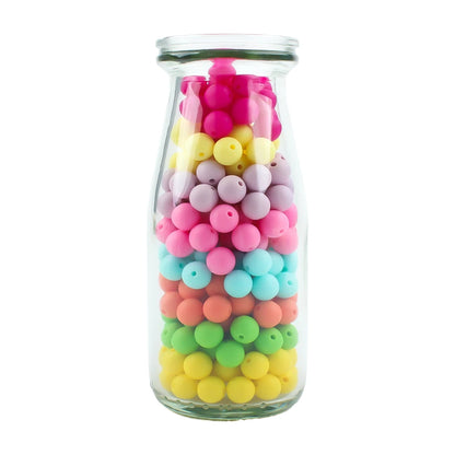 50Pcs 12mm Baby Silicone Beads BPA Free Baby Round Beads Teether Teething Pearl Ball Food Grade For Necklace Pacifier Chain Toys