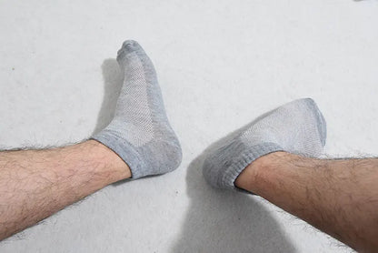 1 Pair Breathable Men's Socks Short Ankle Socks Men Solid Mesh High Quality Male Boat Socks HOT SALE 2023 Hot Men Socks Meias