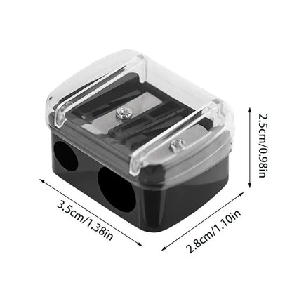 Color Pencil Sharpeners Dual Holes Pencil Sharper For Efficient Sharpening Portable Multifunctional Sharpening Cutter Stationary
